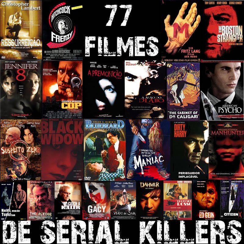 77 Filmes de Serial Killers