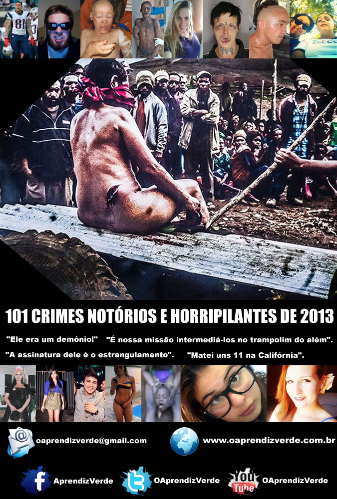 101 Crimes Notorios e Horripilantes de 2013 - Capa