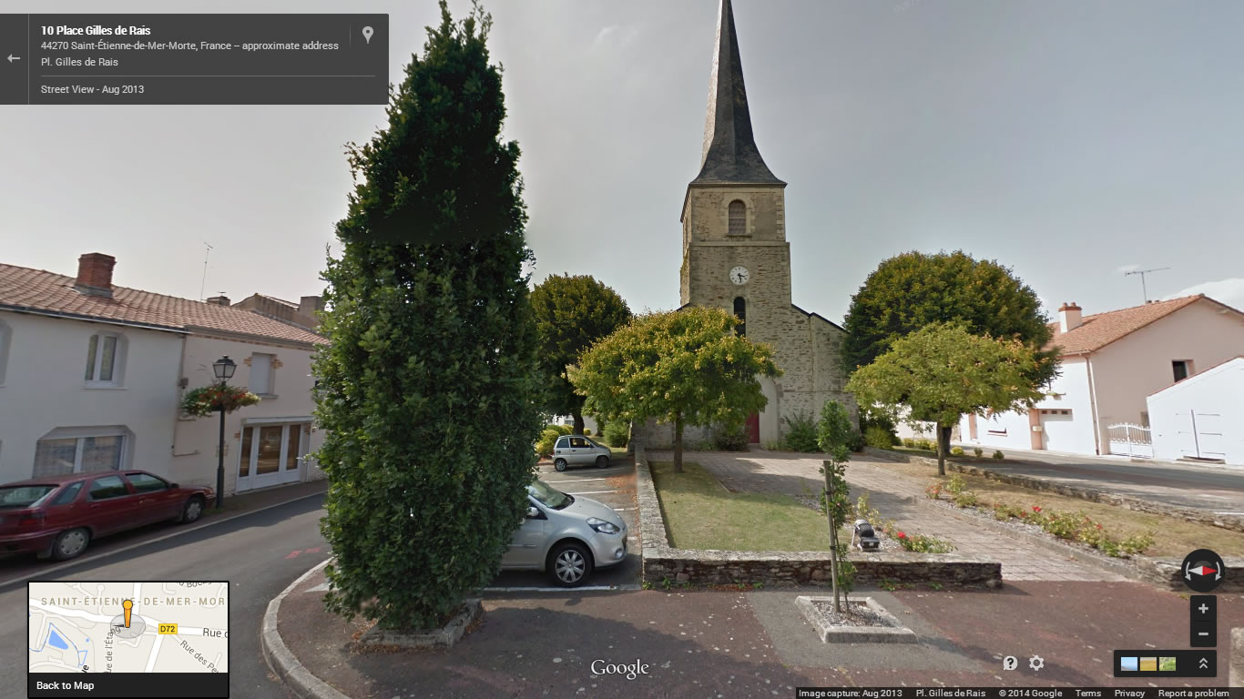 Serial Killers - Gilles de Rais - Igreja de Saint-Étienne-de-Mer-Morte.