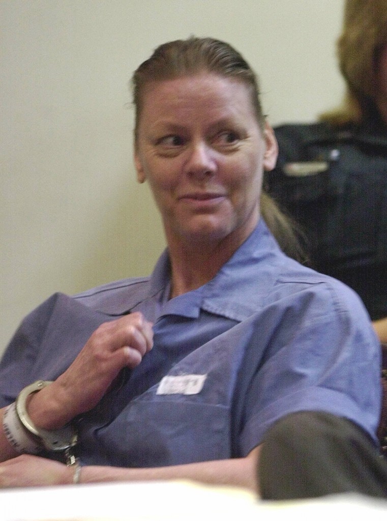 A serial killer Aileen Wuornos em 2001. Foto: Associated Press/Peter Cosgrove.