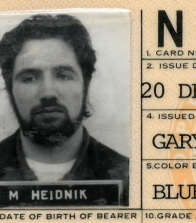 Carteira de Seguro Social de Gary Heidnik. Foto: Discovery Investigation - Escaped: The Cellar of Terror.