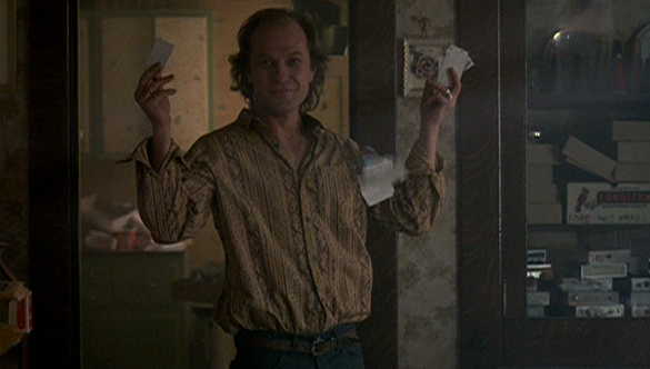 Cena do filme "O Silêncio dos Inocentes" mostra o psicopata serial killer Buffalo Bill dentro da casa na 8 Circle Street,  Perryopolis, Pensilvânia.