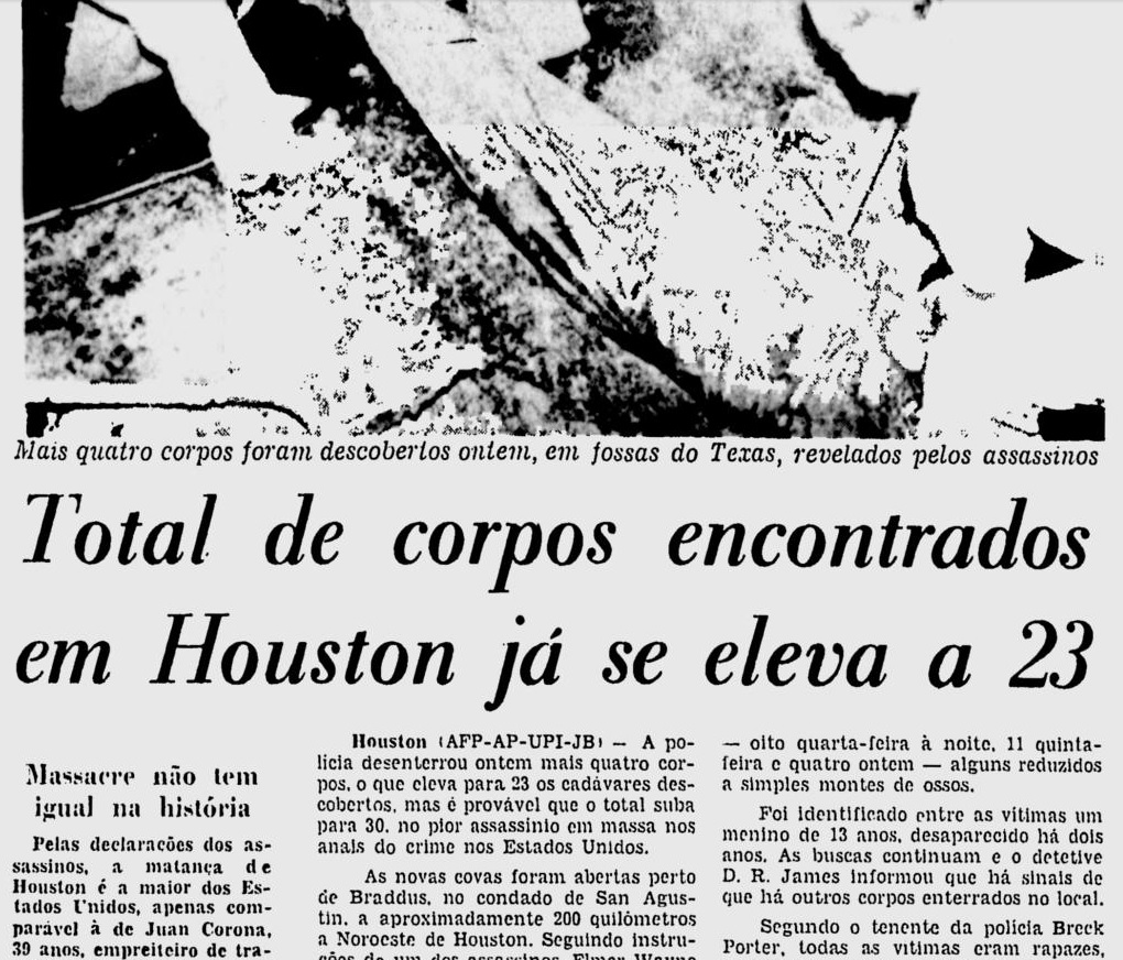Reportagem do Jornal do Brasil. Data: 11 de Agosto de 1973.