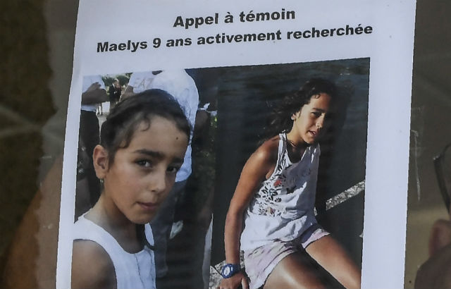 Maëlys de Araujo desapareceu em 27 de Agosto após ir a um casamento na Vila de Pont-de-Beauvoisin. Foto: The Local.